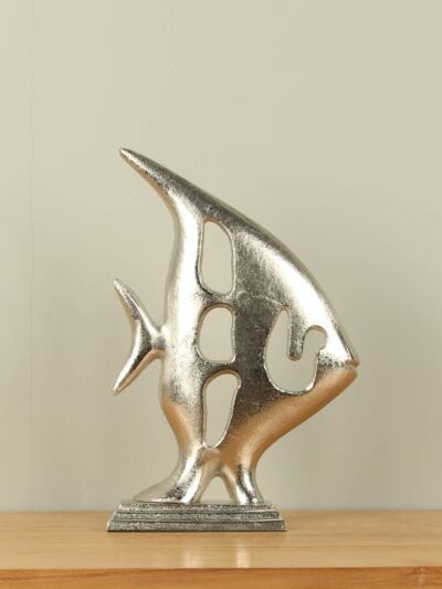 Figur für den Innenbereich – Aluminium – Dekoration Fisch – 39×25 cm