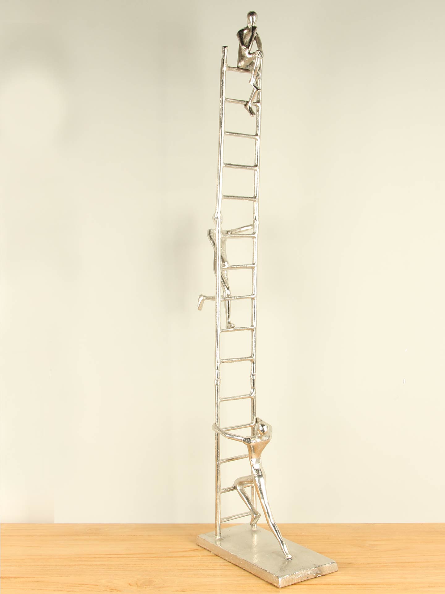 Figur für den Innenbereich - Aluminium - Zusammen ein Top-Team - 111x38x14 cm – Bild 2