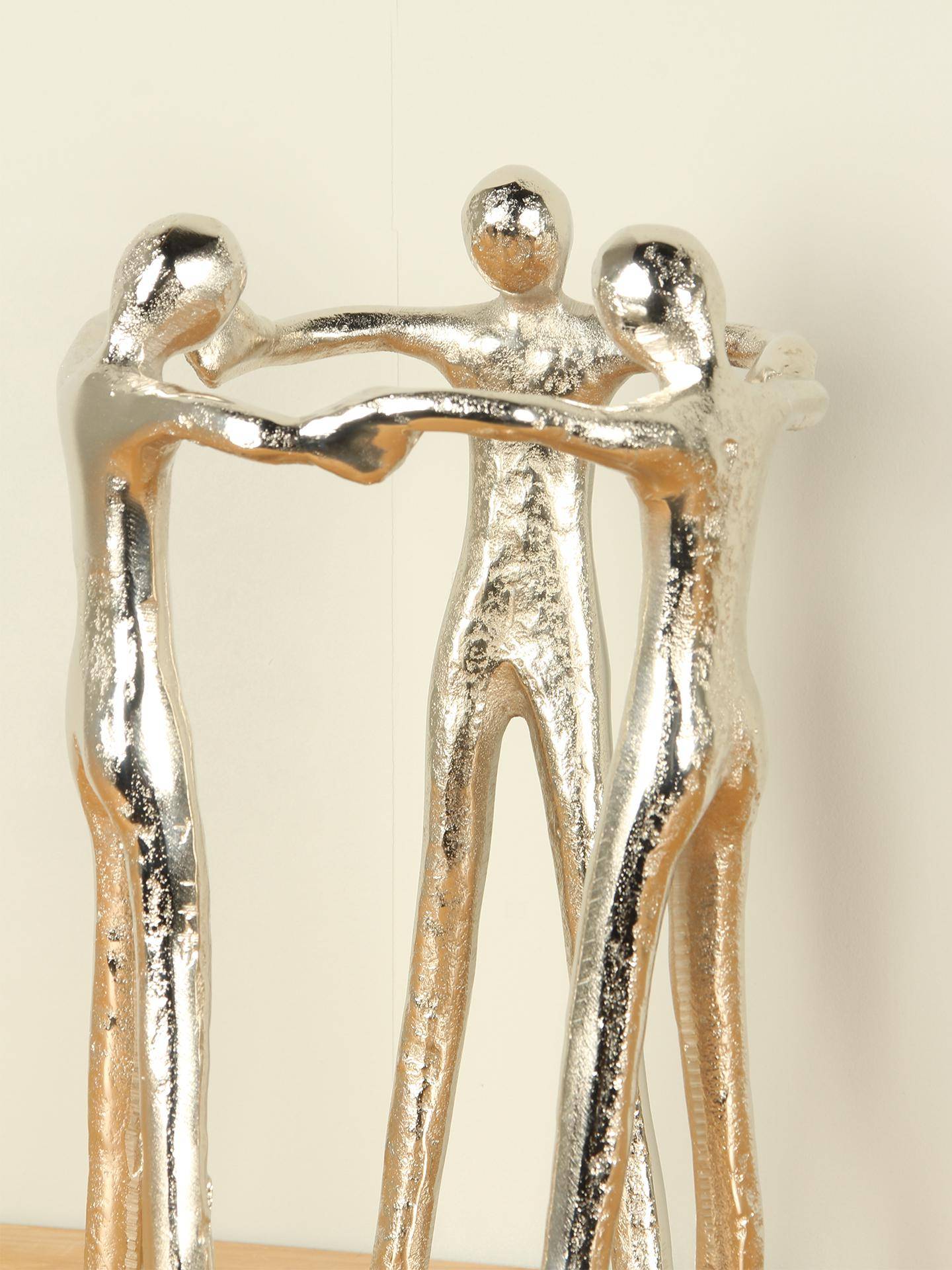 Figur für den Innenbereich - Aluminium - Gemeinsam stark – Bild 2