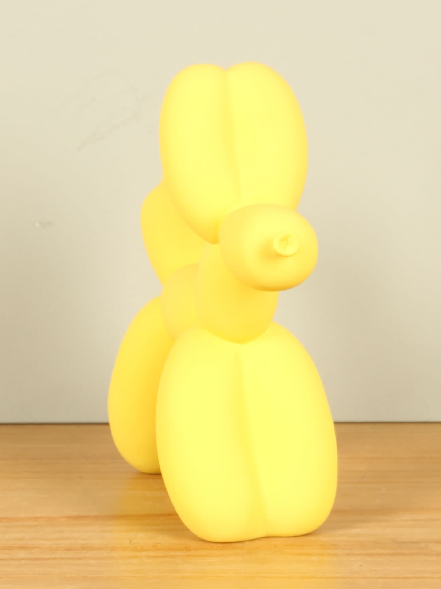 Figur für den Innenbereich - Gelb - Kunstharz - Ballonhund - 23x23x9 cm – Bild 2