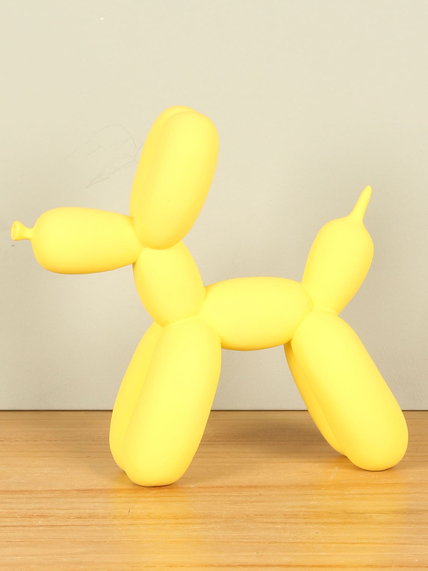 Figur für den Innenbereich - Gelb - Kunstharz - Ballonhund - 23x23x9 cm – Bild 3