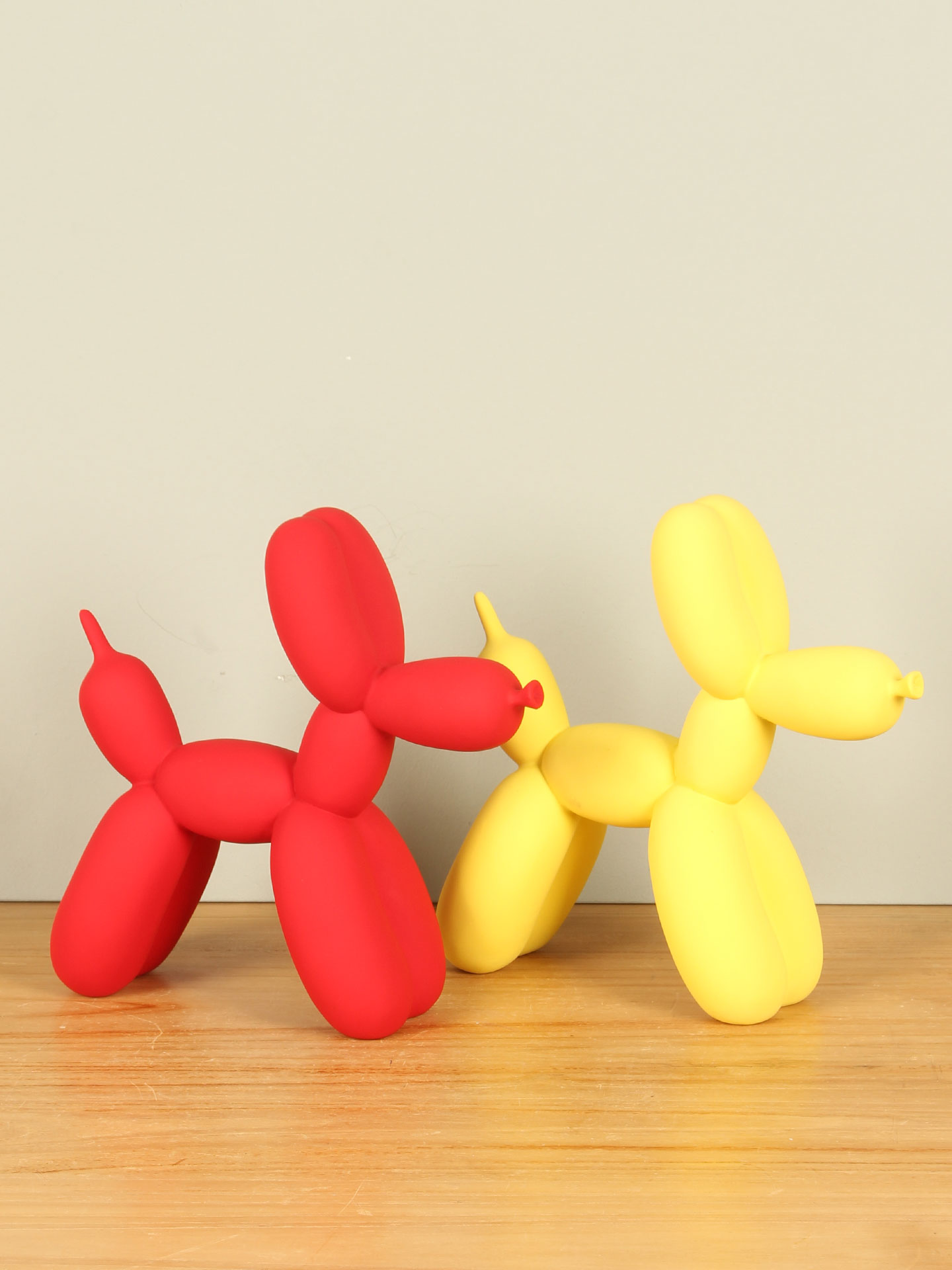 Figur für den Innenbereich - Gelb - Kunstharz - Ballonhund - 23x23x9 cm – Bild 4