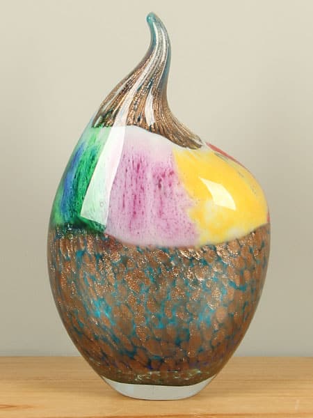 Tropfen - Multicolor - Glas - Bunter Tropfen mit gedrehter Spitze, 33 cm, A004 - 33x20x12 cm – Bild 3