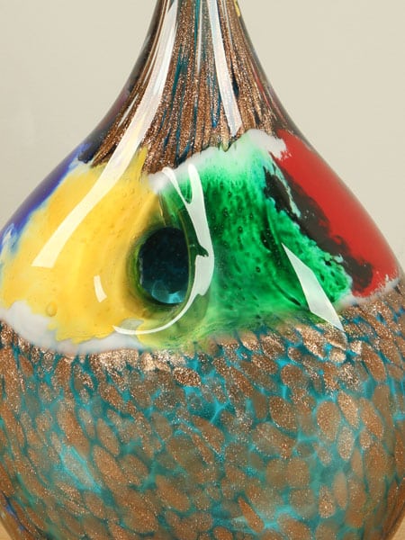 Tropfen - Multicolor - Glas - Bunter Tropfen mit gerader Spitze, 32 cm, A004 - 32x20x10 cm – Bild 4