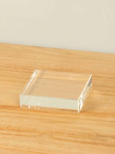 Glaskunst – Glas – Sockel, 10 x 10 x 2 cm