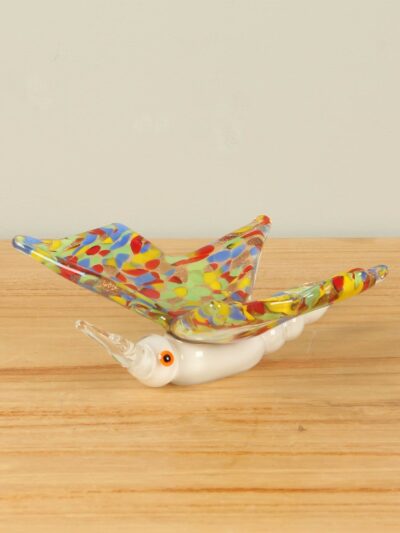 Glaskunst – Multicolor – Glas – Farbiger Schmetterling – 7x20x18 cm