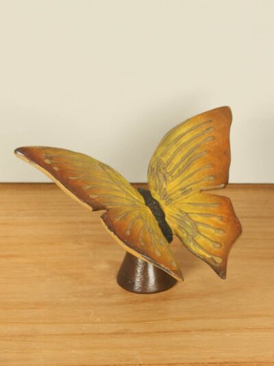 Gedenkstätte – Gelb – Bronze – Schmetterling gelb – 8x11x12 cm