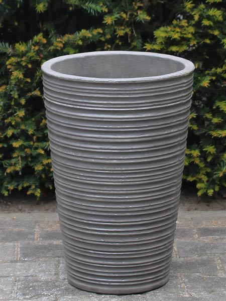 Pflanzgefäß - Anthrazit - Light Cement - 42x28x28 cm