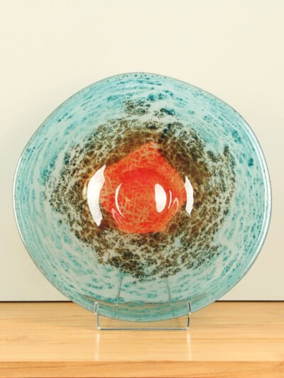 Schale – Multicolor – Glas – Earth/water, Ø 45 cm