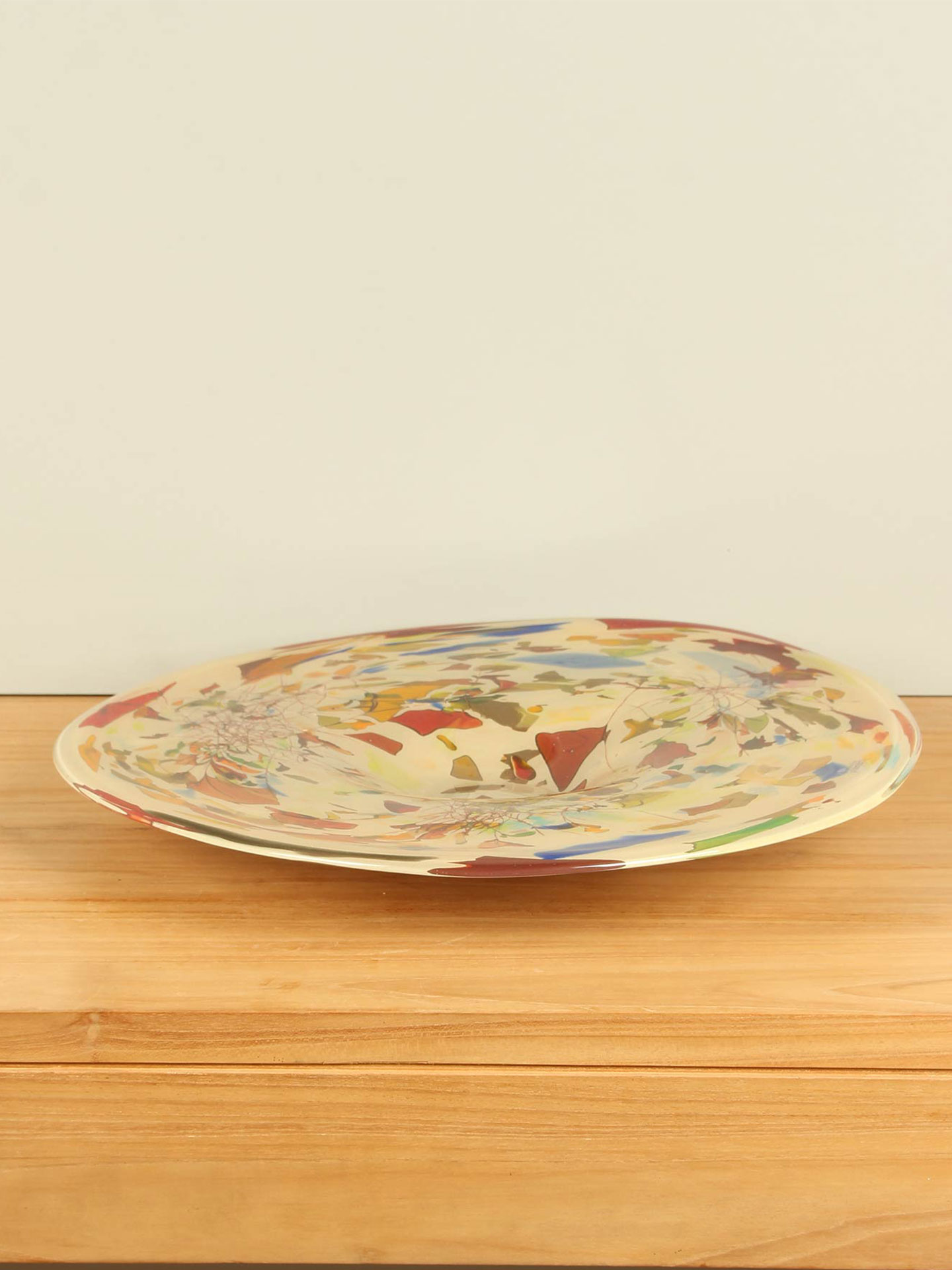 Schale - Multicolor - Glas - Linea, 44 cm – Bild 2