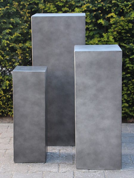 Sockel / Säule - Anthrazit - Light Cement - 80x30x30 cm – Bild 2