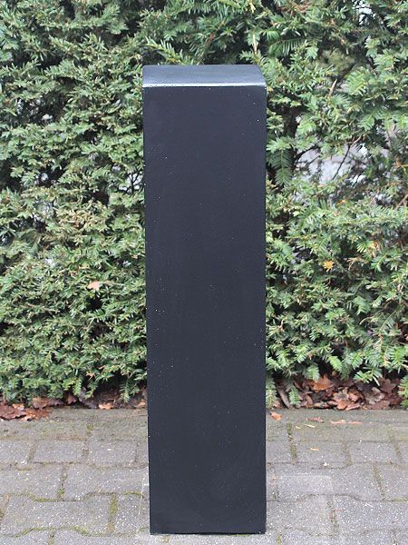 Sockel / Säule - Schwarz - Light Cement - 90x26x26 cm
