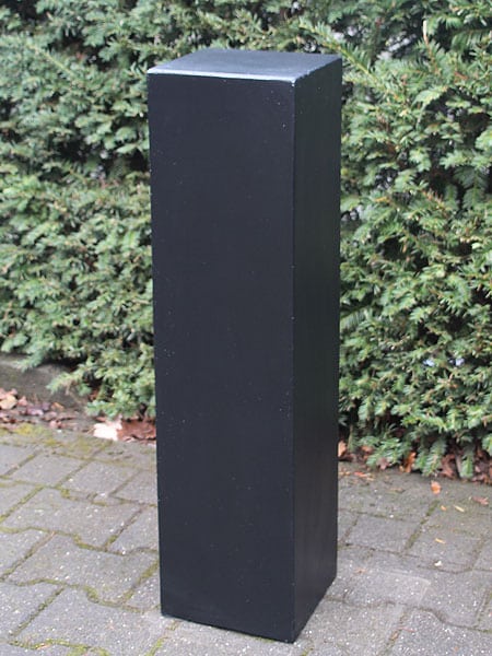 Sockel / Säule - Schwarz - Light Cement - 90x26x26 cm – Bild 2