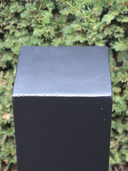 Sockel / Säule - Schwarz - Light Cement - 90x26x26 cm – Bild 3