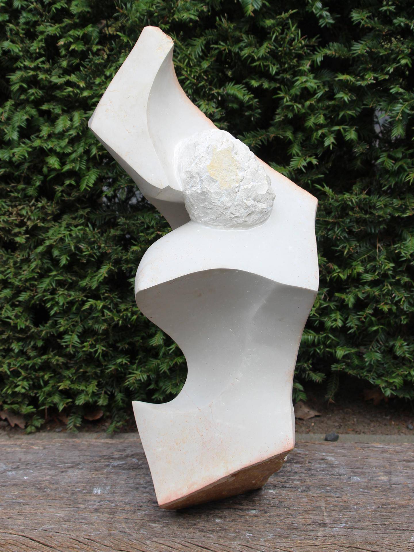 Gartenfigur - Sapolite - Weiß - Naturstein - Abstrakt - 73x43x33 cm – Bild 4