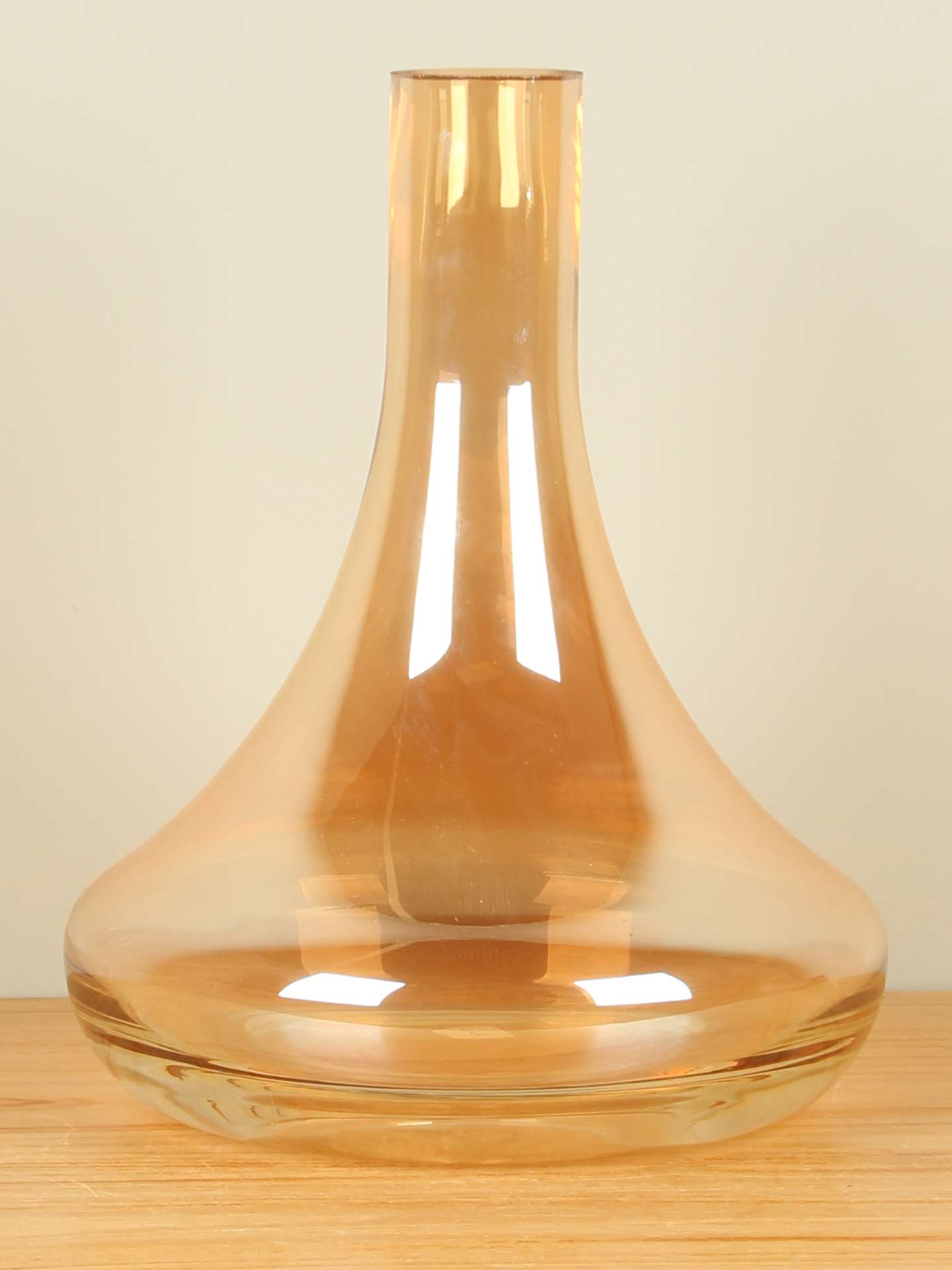 Vase - Gold - Glas - Flaschenvase Roségold