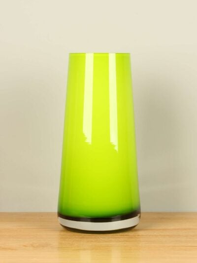 Vase – Grün – Glas – apfelgrün