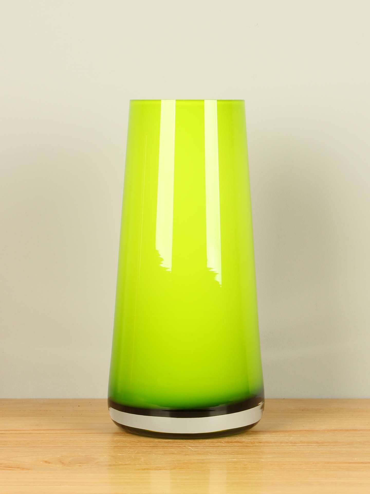 Vase - Grün - Glas - apfelgrün