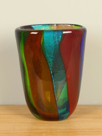 Vase – Multicolor – Glas – 20x15x10 cm