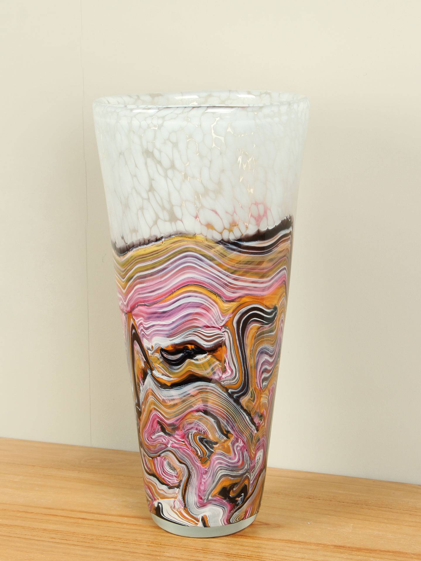 Vase - Multicolor - Glas - Hoch Snow – Bild 2