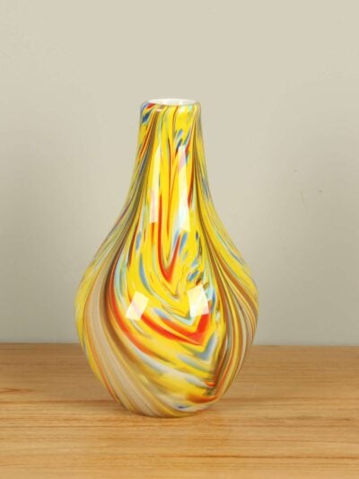Vase – Multicolor – Glas – mehrfarbig 30 cm