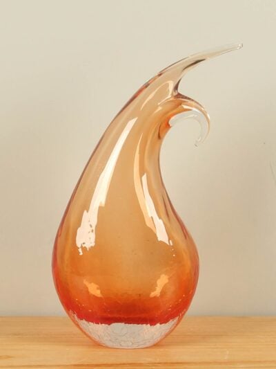 Vase – Orange – Glas – 31x17x10 cm