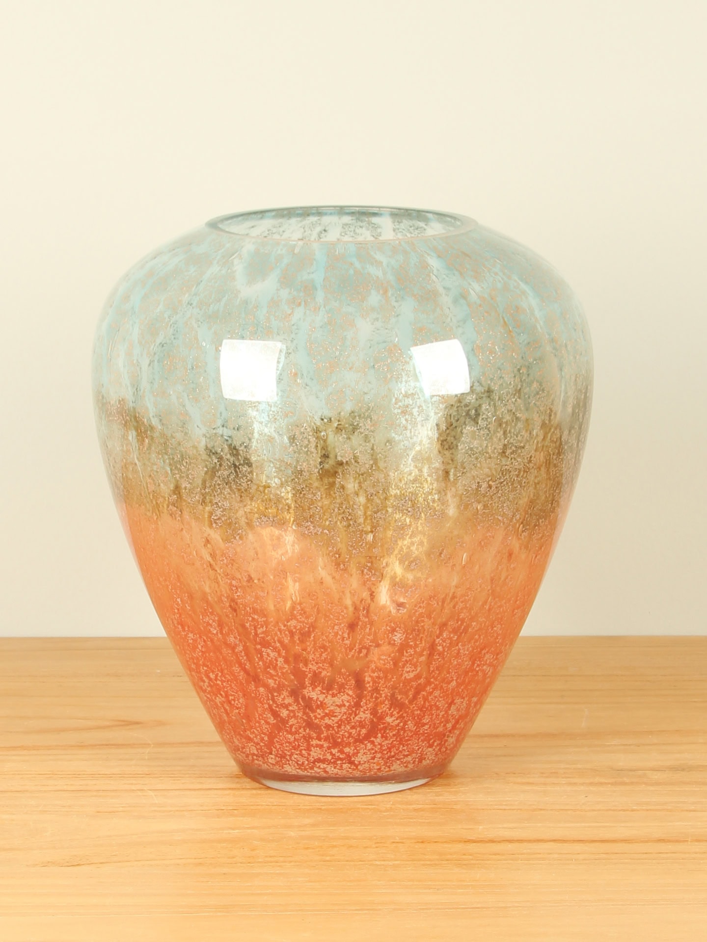 Vase - Orange - Glas - Erde/Wasser