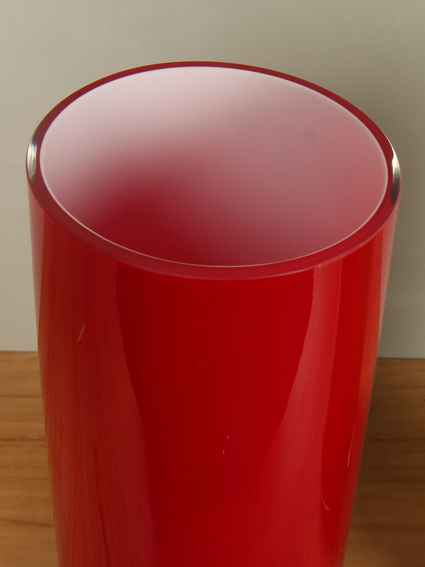 Vase - Rot - Glas - rot – Bild 2
