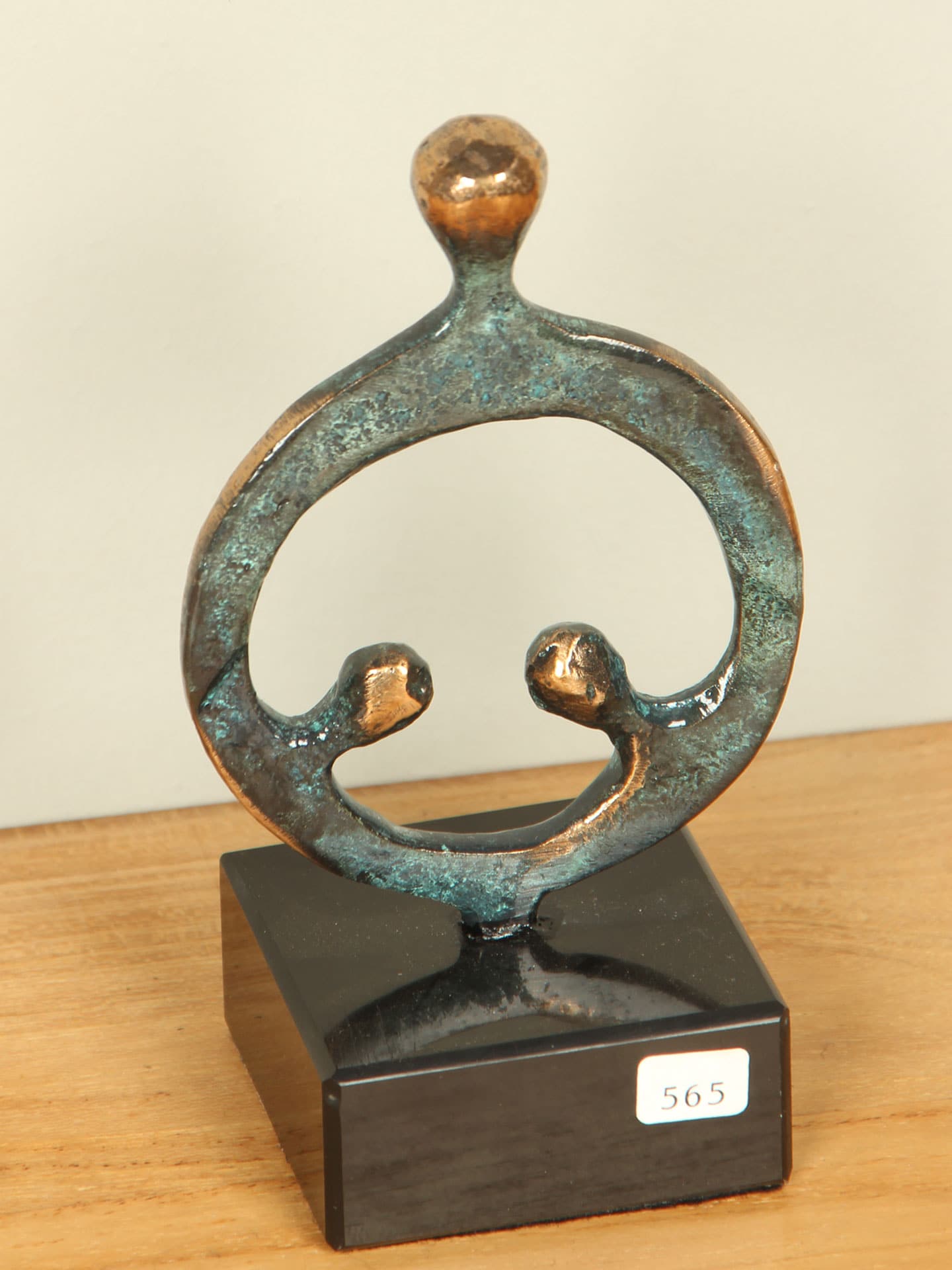 Figur für den Innenbereich - Bronze - Umarmung - 12x6x5 cm – Bild 4