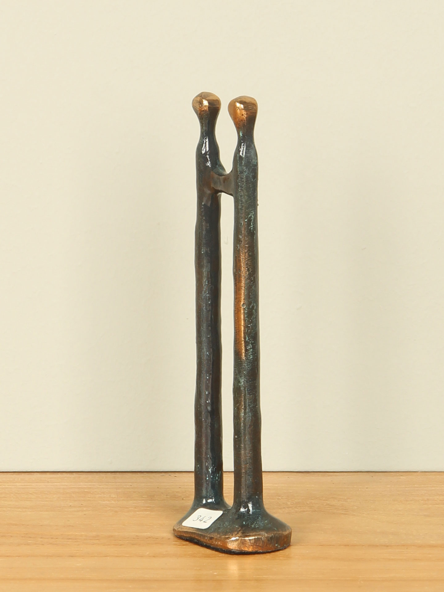 Figur für den Innenbereich - Bronze - Beziehung - 12x3x2 cm – Bild 2