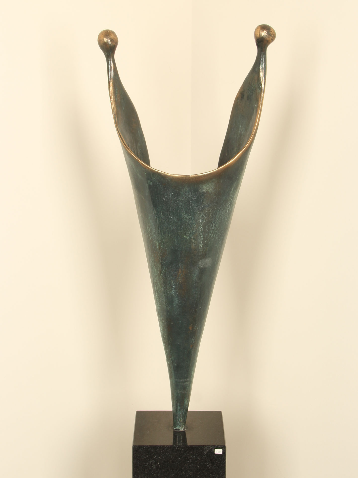 Skulptur für drinnen oder draußen - Bronze - Beziehung - 65x28x15 cm – Bild 2