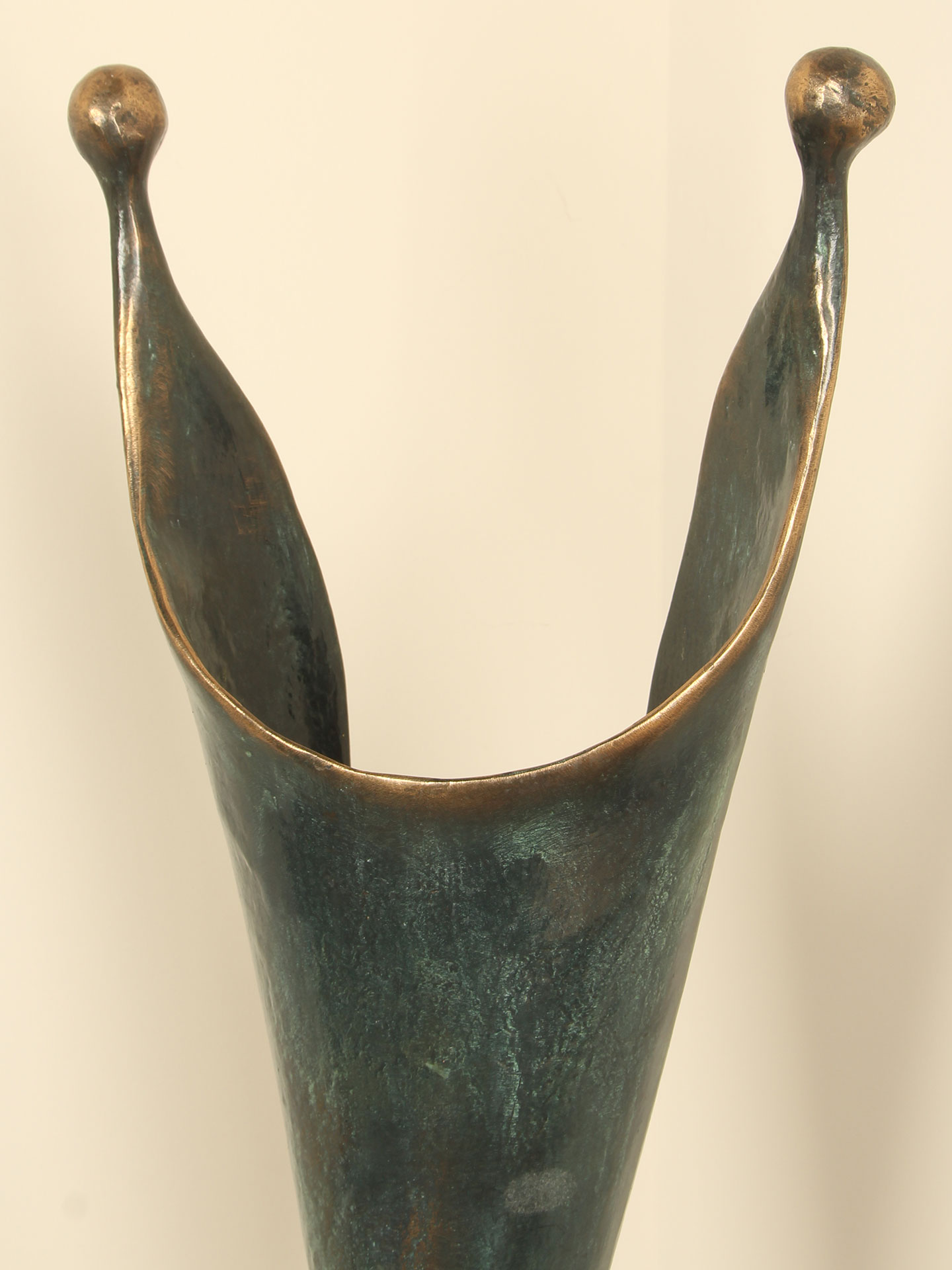 Skulptur für drinnen oder draußen - Bronze - Beziehung - 65x28x15 cm – Bild 3