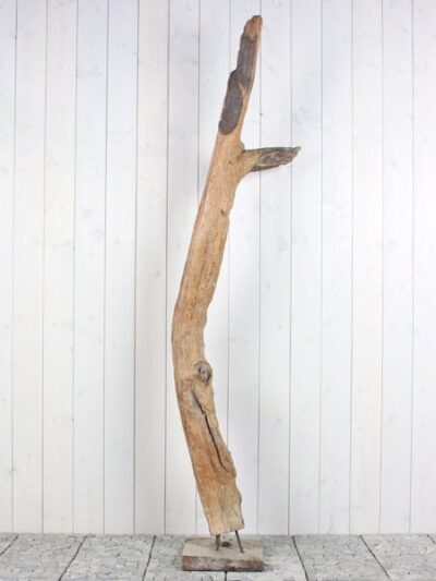 Holzskulptur – Braun – Teakholz – Holzskulptur Teakholz 65-1 GJ – 212x60x20 cm