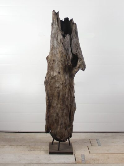 Holzskulptur – Braun – Teakholz – Holzskulptur Teakholz 56 – 150x40x50 cm