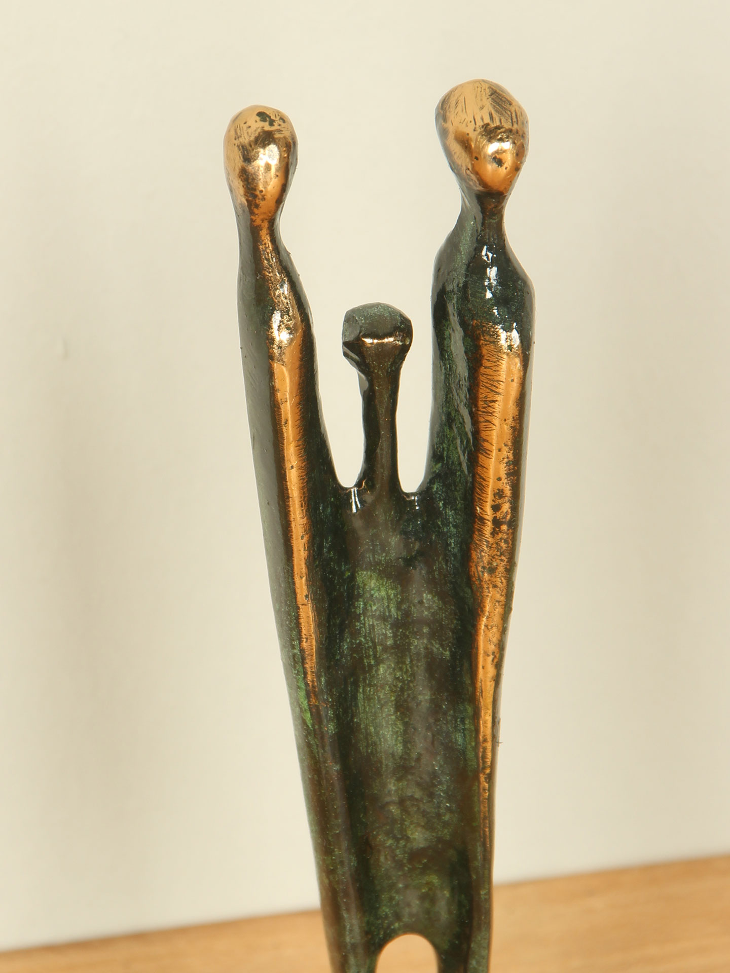 Figur für den Innenbereich - Bronze - Familie - 12x3x3 cm – Bild 4