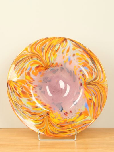 Schale – Orange – Glas