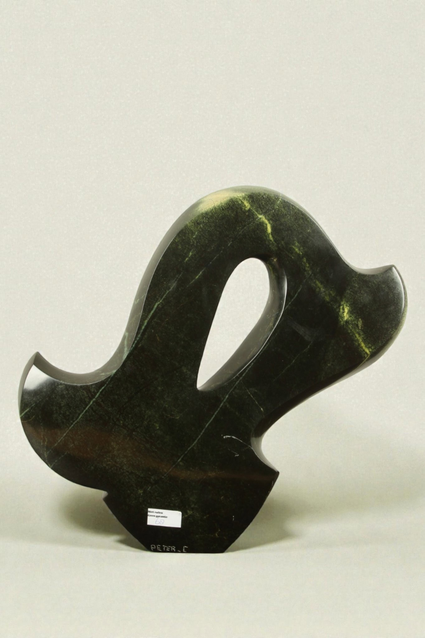 Gartenfigur - Cheetah Jade - Grün - Naturstein - Cheerful - 41x46x13 cm – Bild 3