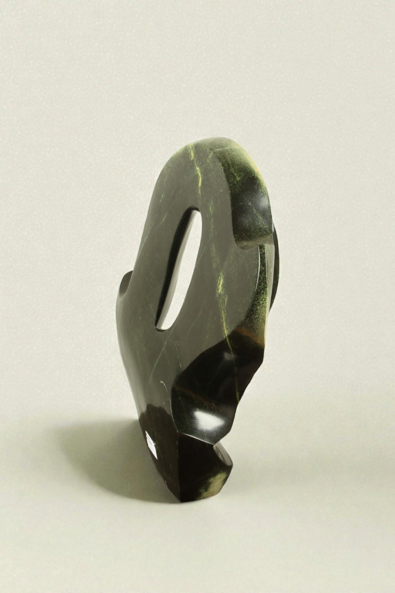 Gartenfigur - Cheetah Jade - Grün - Naturstein - Cheerful - 41x46x13 cm – Bild 4