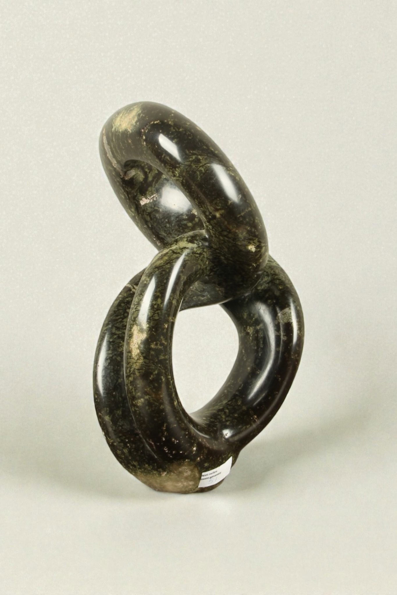 Gartenfigur - Cheetah Jade - Grün - Naturstein - Funky - 37x20x20 cm – Bild 2