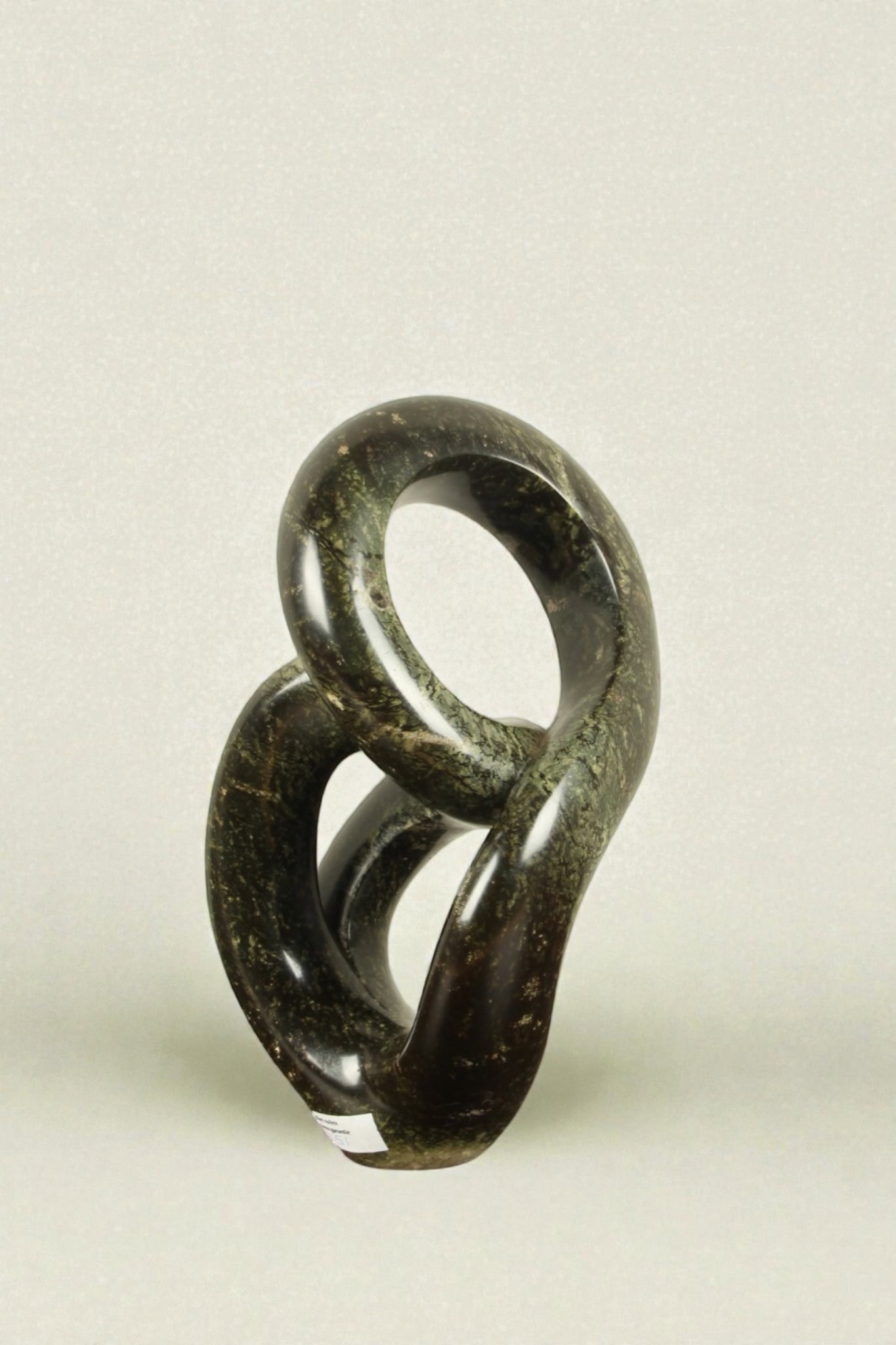 Gartenfigur - Cheetah Jade - Grün - Naturstein - Funky - 37x20x20 cm – Bild 3