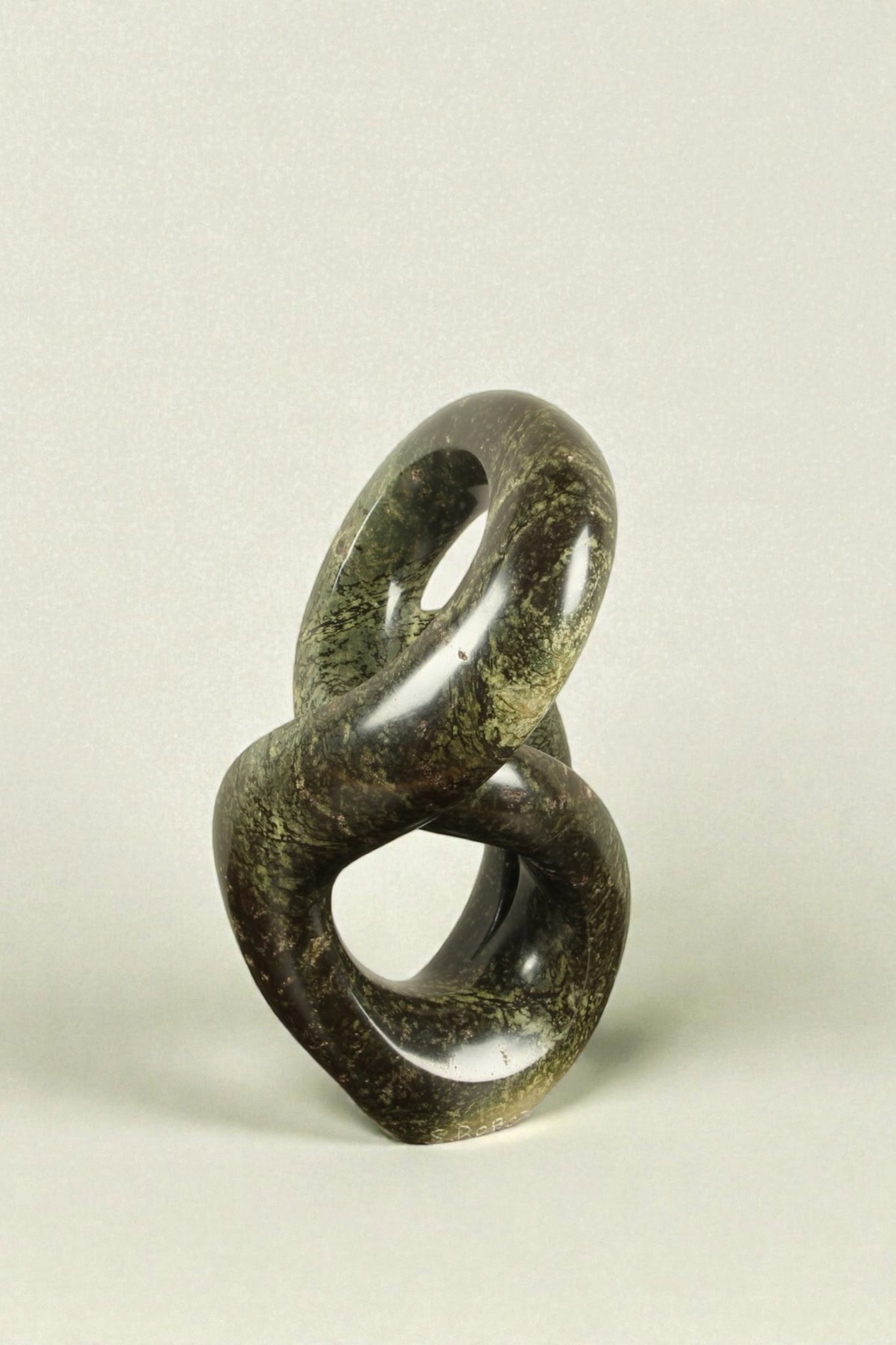 Gartenfigur - Cheetah Jade - Grün - Naturstein - Funky - 37x20x20 cm – Bild 4