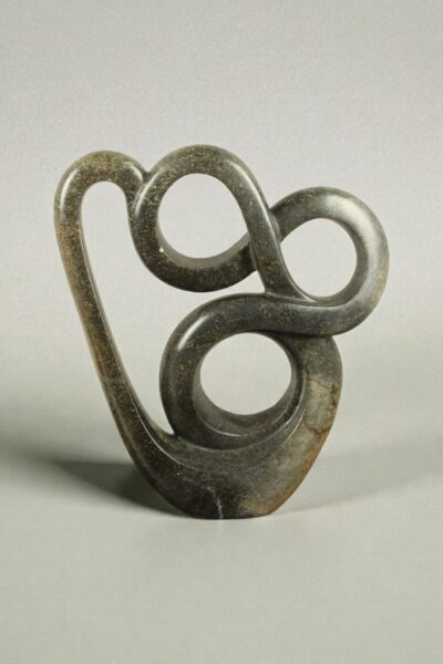 Gartenfigur – Cheetah Jade – Grün – Naturstein – Highlight – 40x35x8 cm