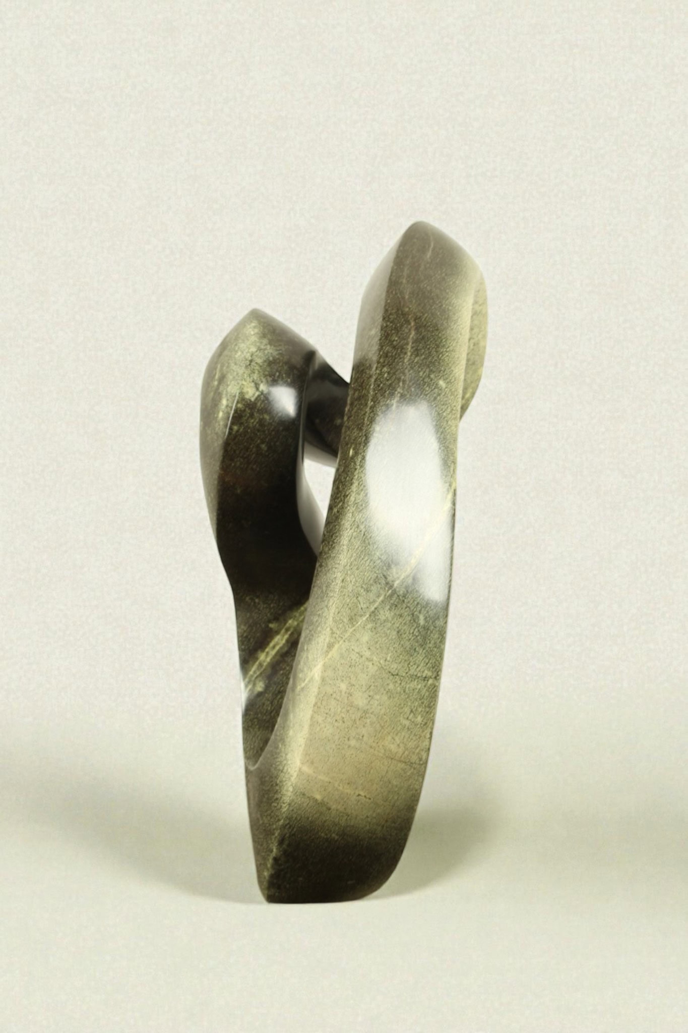 Gartenfigur - Cheetah Jade - Grün - Naturstein - Rhythm - 37x24x17 cm – Bild 2