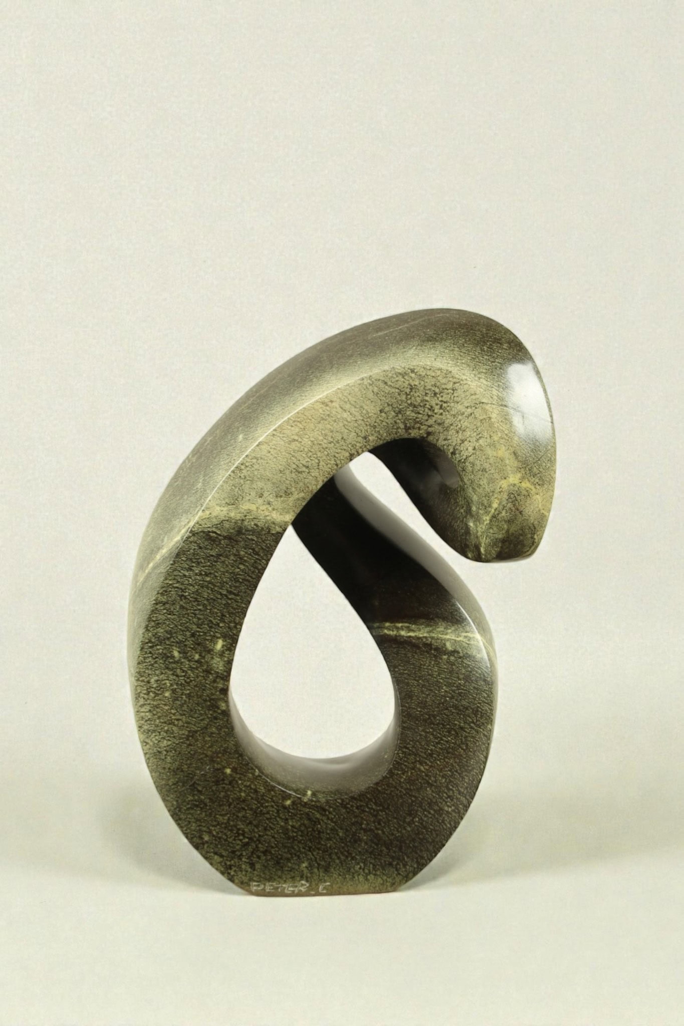 Gartenfigur - Cheetah Jade - Grün - Naturstein - Rhythm - 37x24x17 cm – Bild 3