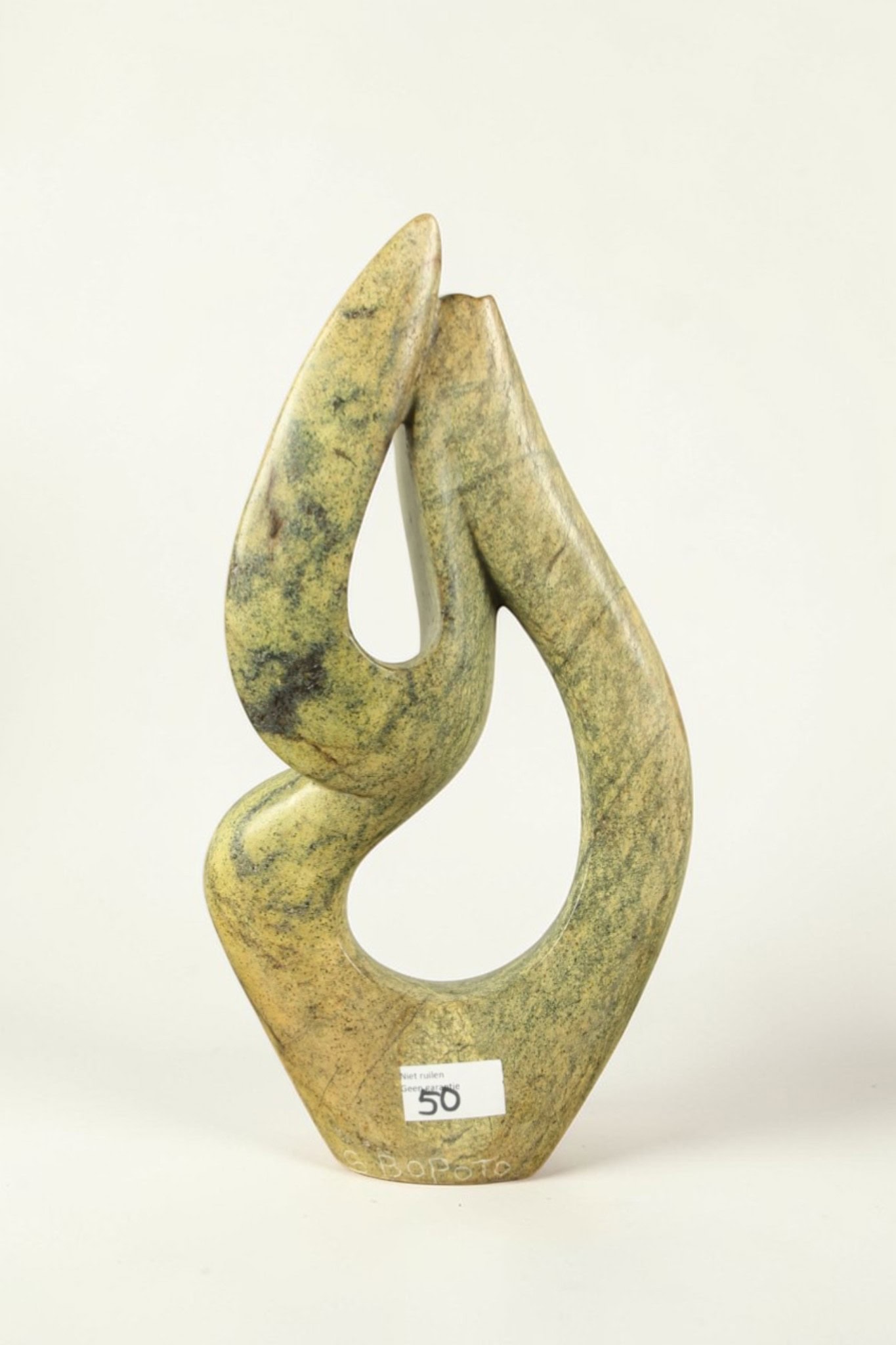 Gartenfigur - Cheetah Jade - Grün - Naturstein - Tulip - 37x19x8 cm – Bild 3