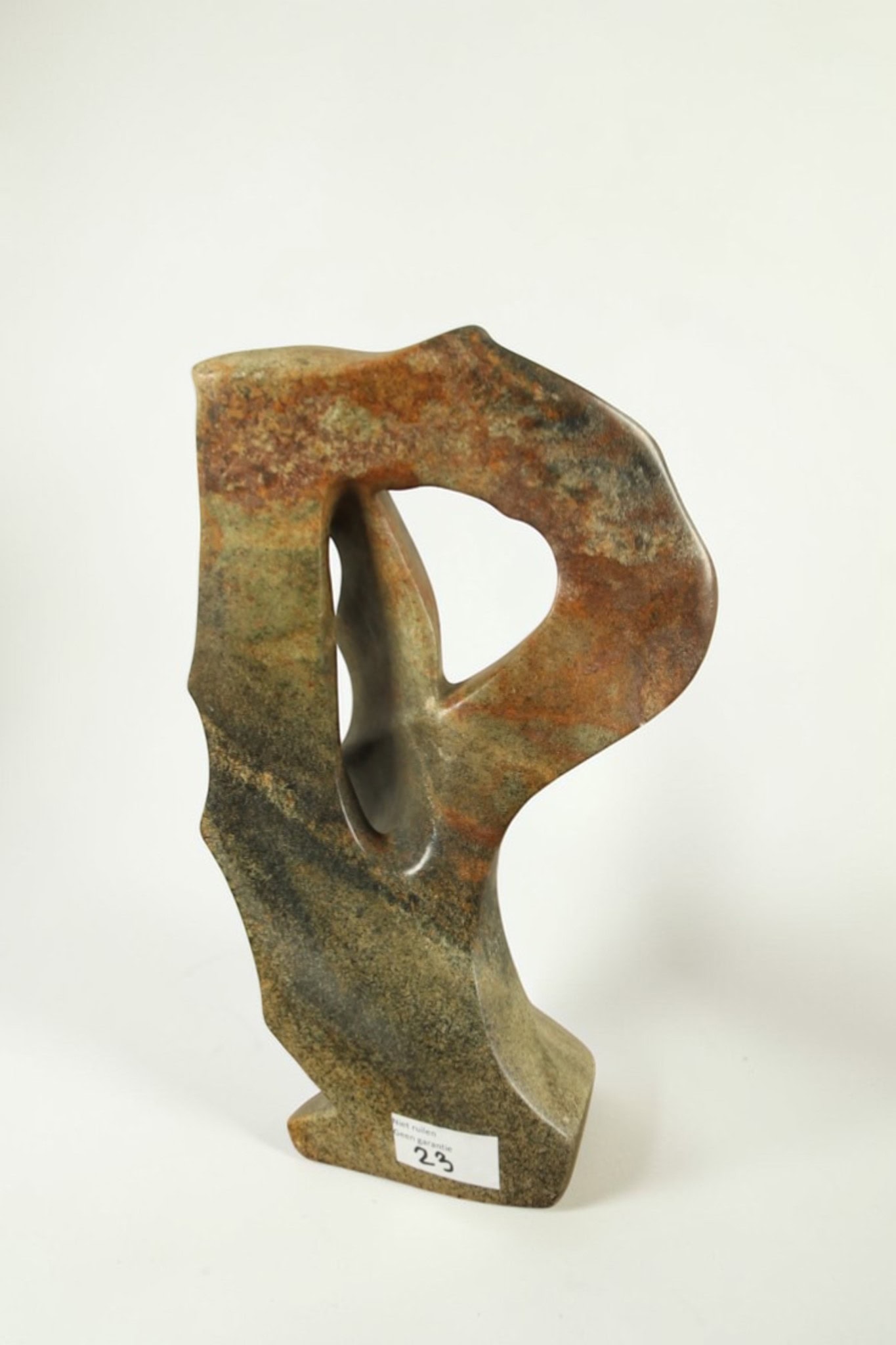 Gartenfigur - Serpentijn - Grün - Naturstein - Twist - 28x18x12 cm – Bild 3