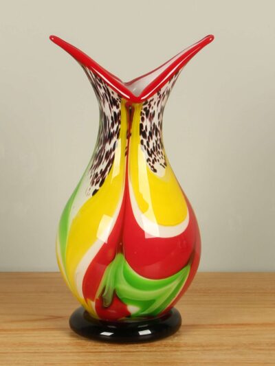 Vase – Multicolor – Glas – mehrfarbig 30 cm