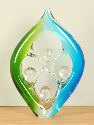 Blau – Glas – Glaskunst NZS-297 blau/grün