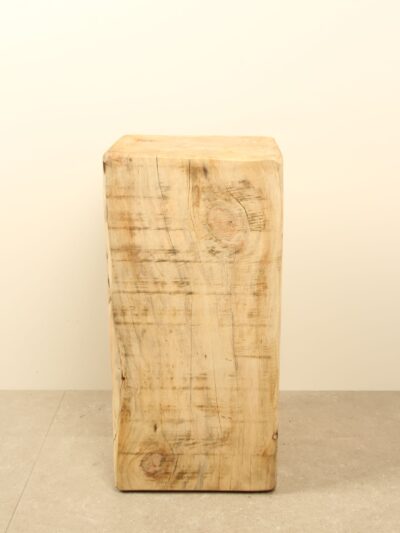 Sockel / Säule, Sockel für den Innenbereich – Braun – Kiefernholz – 60x30x30 cm