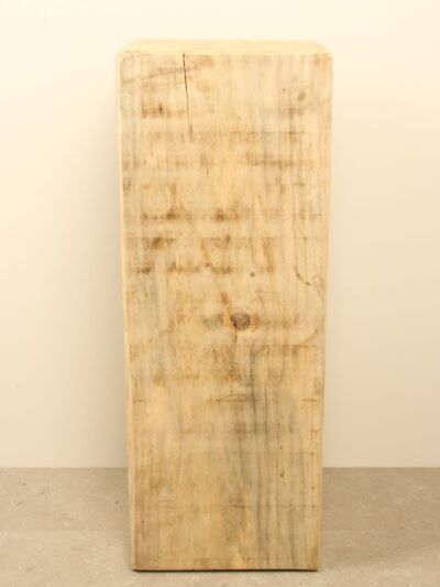 Sockel / Säule, Sockel für den Innenbereich – Braun – Kiefernholz – 80x30x30 cm